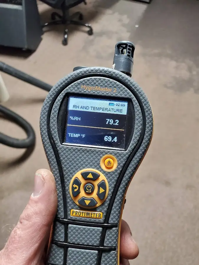 Moisture meter humidity assessment for Fire & Smoke Damage Restoration in Sherman